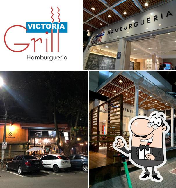 Fachada da Victoria Grill Hamburgueria na Praia do Canto